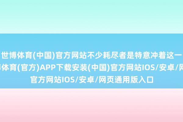 世博体育(中国)官方网站不少耗尽者是特意冲着这一补贴而来-世博体育(官方)APP下载安装(中国)官方网站IOS/安卓/网页通用版入口