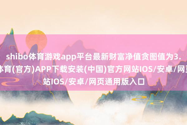 shibo体育游戏app平台最新财富净值贪图值为3.5亿元-世博体育(官方)APP下载安装(中国)官方网站IOS/安卓/网页通用版入口